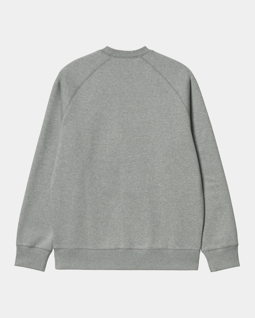 Carhartt WIP Chase Sweatshirt Grey Heather Page Chase