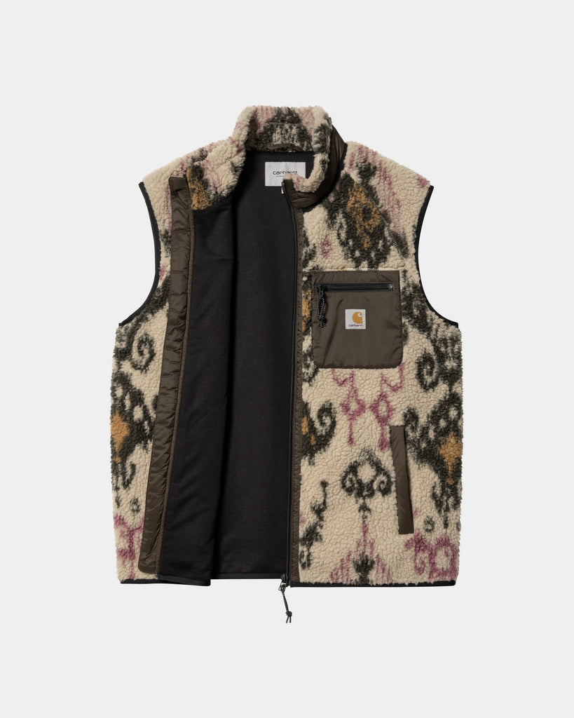 Carhartt WIP Prentis Vest Liner | Black / Black Baru Jacquard