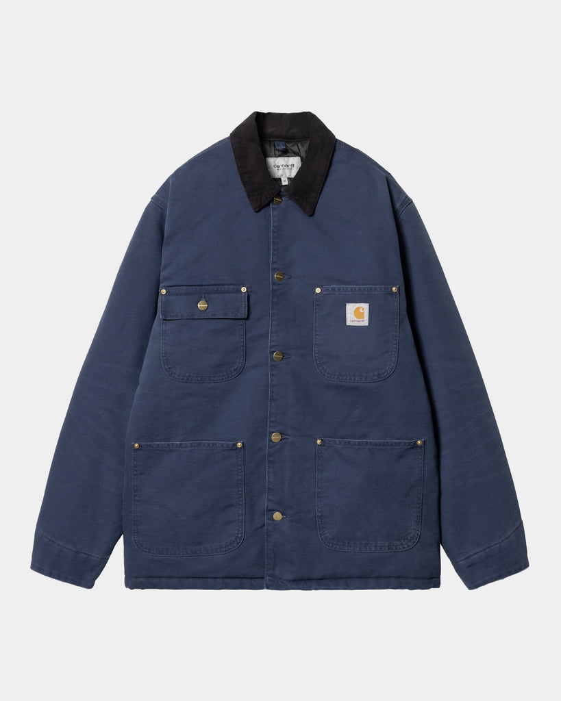 Пальто Carhartt WIP OG Chore (зима) | Air Force Blue / Black (состаренная парусина) – Page OG Chore Coat (зима)