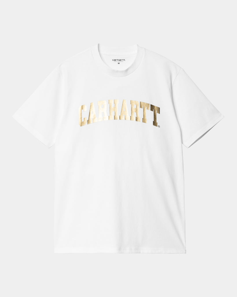 Carhartt WIP - T-shirt à inscription style universitaire - Blanc