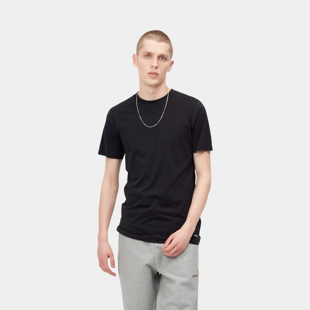 Carhartt WIP Standard Crew Neck (2 Page – Neck T-Shirt + Standard T-Shirt Black – Crew | Carhartt WIP Black USA Pack)
