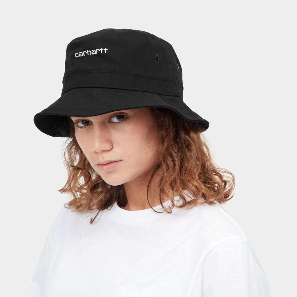 Script Bucket Hat | Black / White