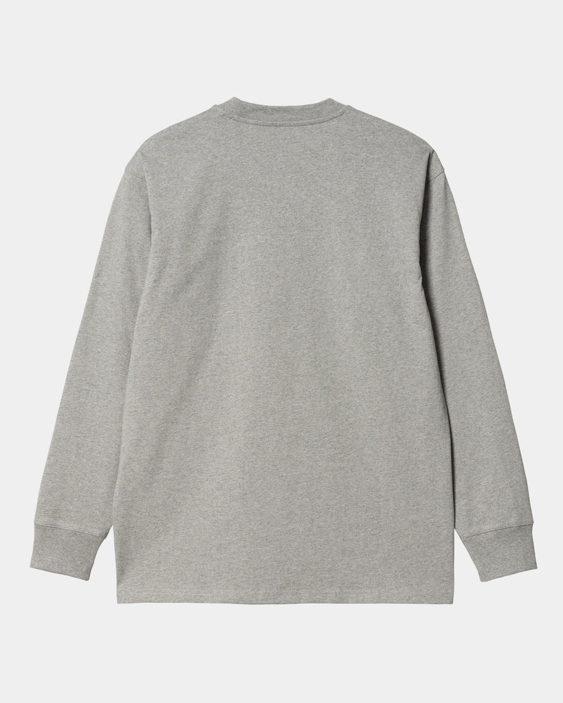 Carhartt WIP American Script Long Sleeve T-Shirt | Grey