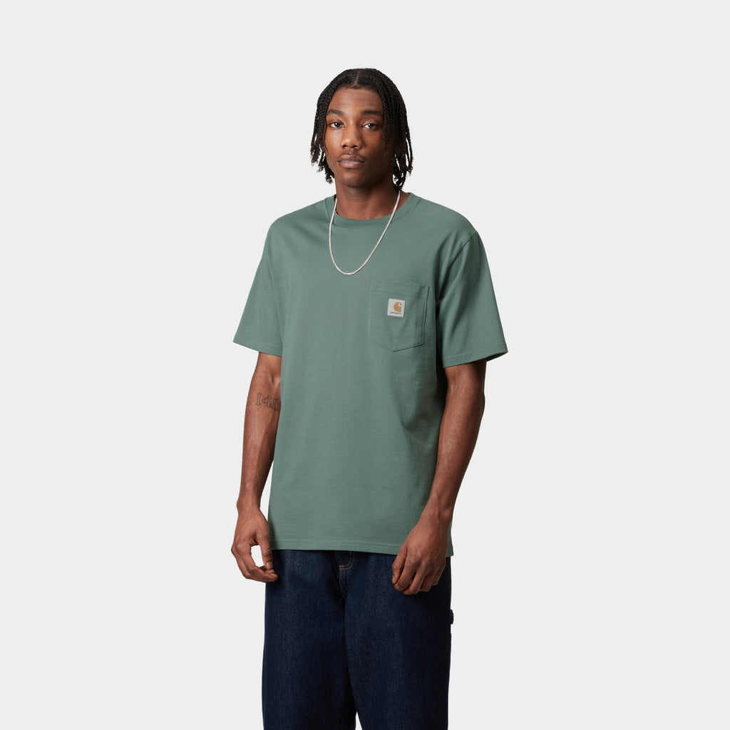 Carhartt WIP Pocket T-Shirt | Silver Pine – Page Pocket T-Shirt