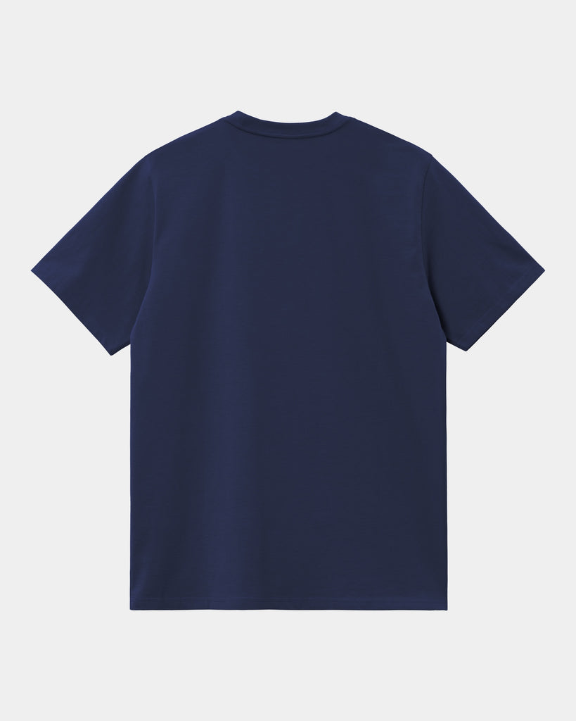 Carhartt WIP Script Embroidery T-Shirt | Ink / Air Yellow