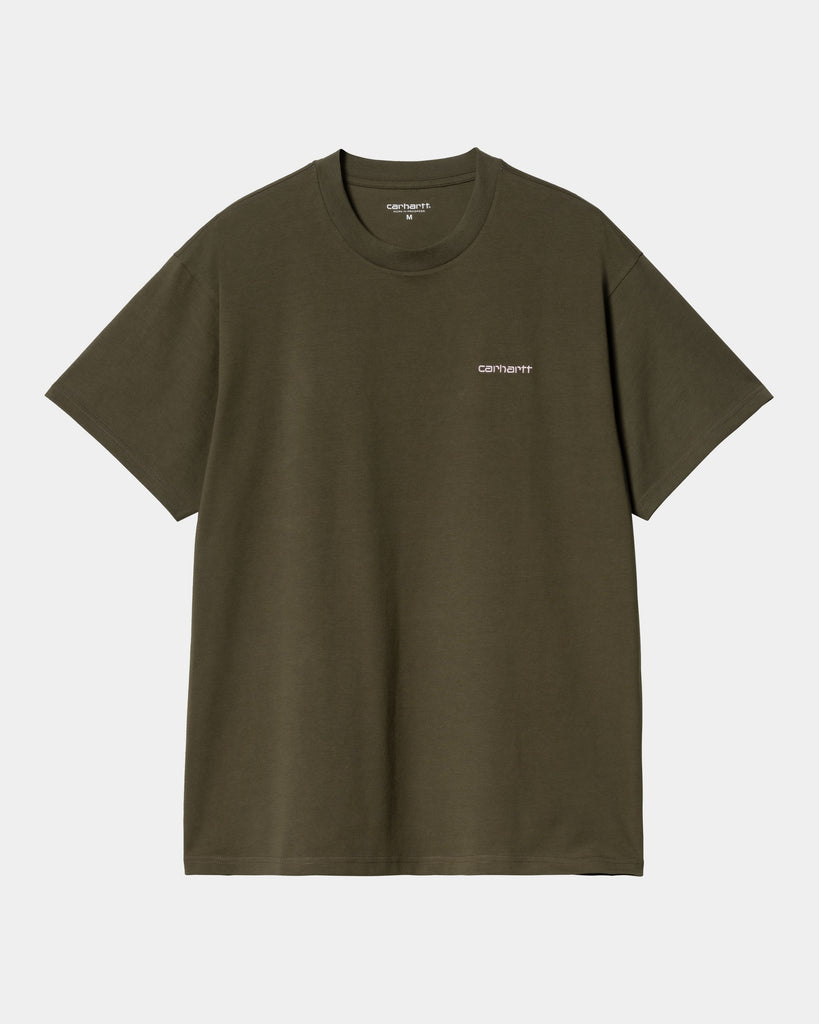 Carhartt WIP Script Embroidery T-Shirt | Turtle / Air Pink