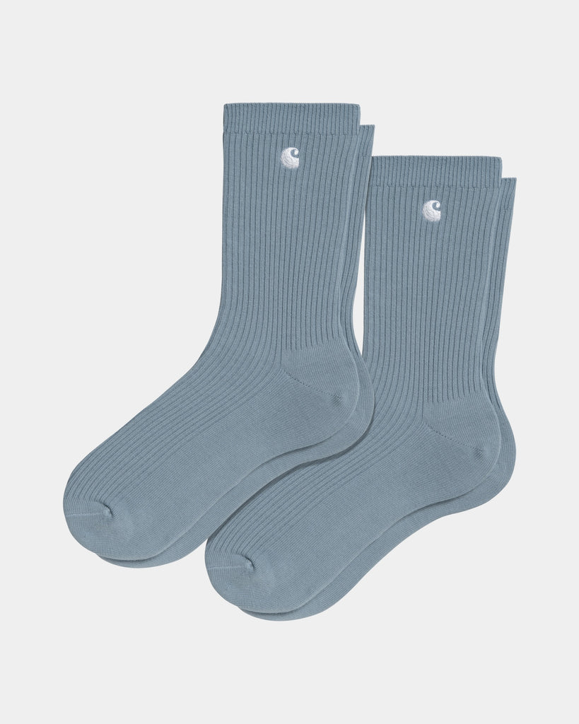 Carhartt WIP Madison Pack Socks | Frosted Blue / White – Page