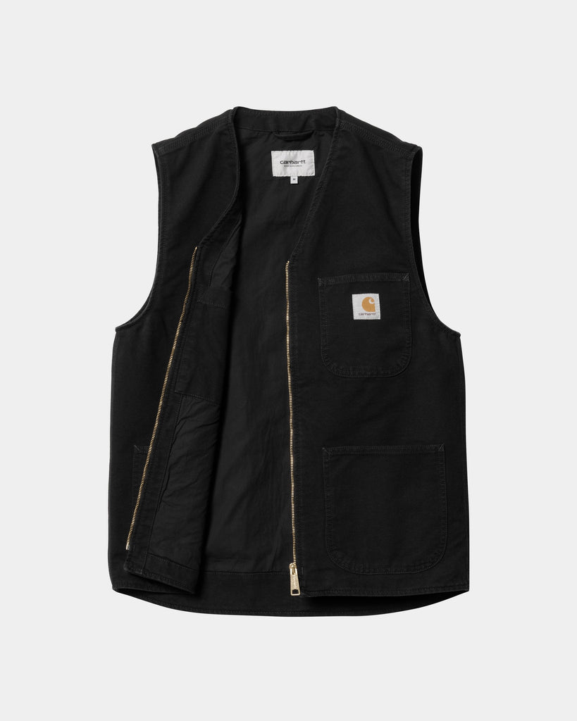 Arbor Vest | Black (aged canvas)