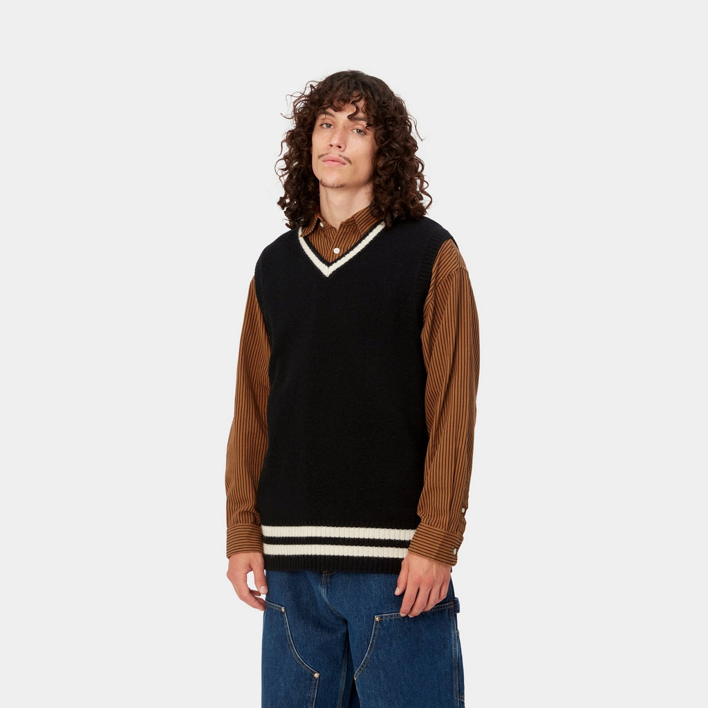 Carhartt WIP Stanford Vest Sweater | Black – Page Stanford Vest