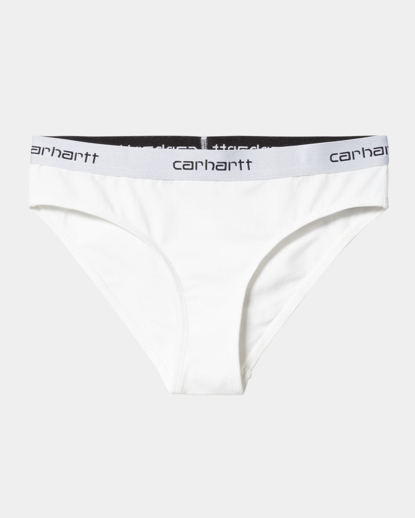 Black Carhartt Wip Script Briefs - Women's Underwear - Kaotiko