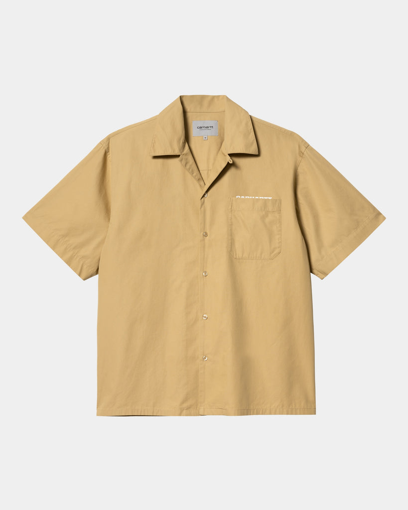 Carhartt WIP Short Sleeve Link Script Shirt | Bourbon – Page Link 