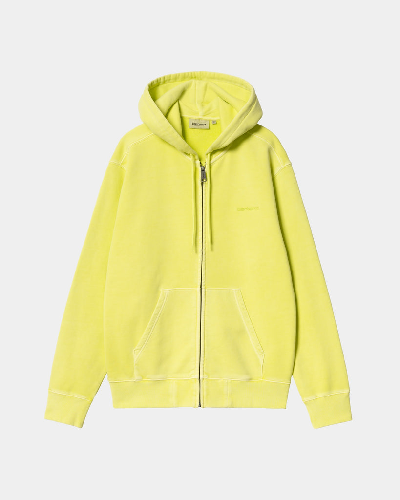 Куртка Carhartt WIP Hooded Duster Script | Arctic Lime (окрашенная в готовом виде) – Page Hooded Duster Script Jacket