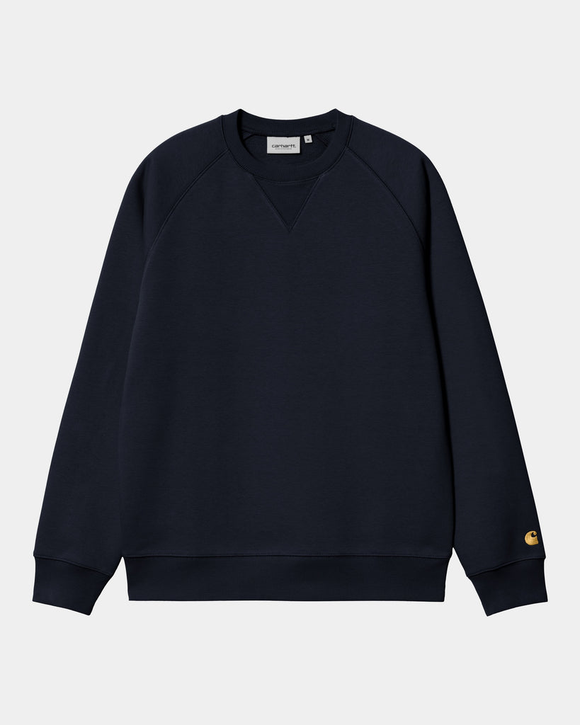 Carhartt WIP Chase Sweatshirt Dark Navy Page Chase Sweatshirt