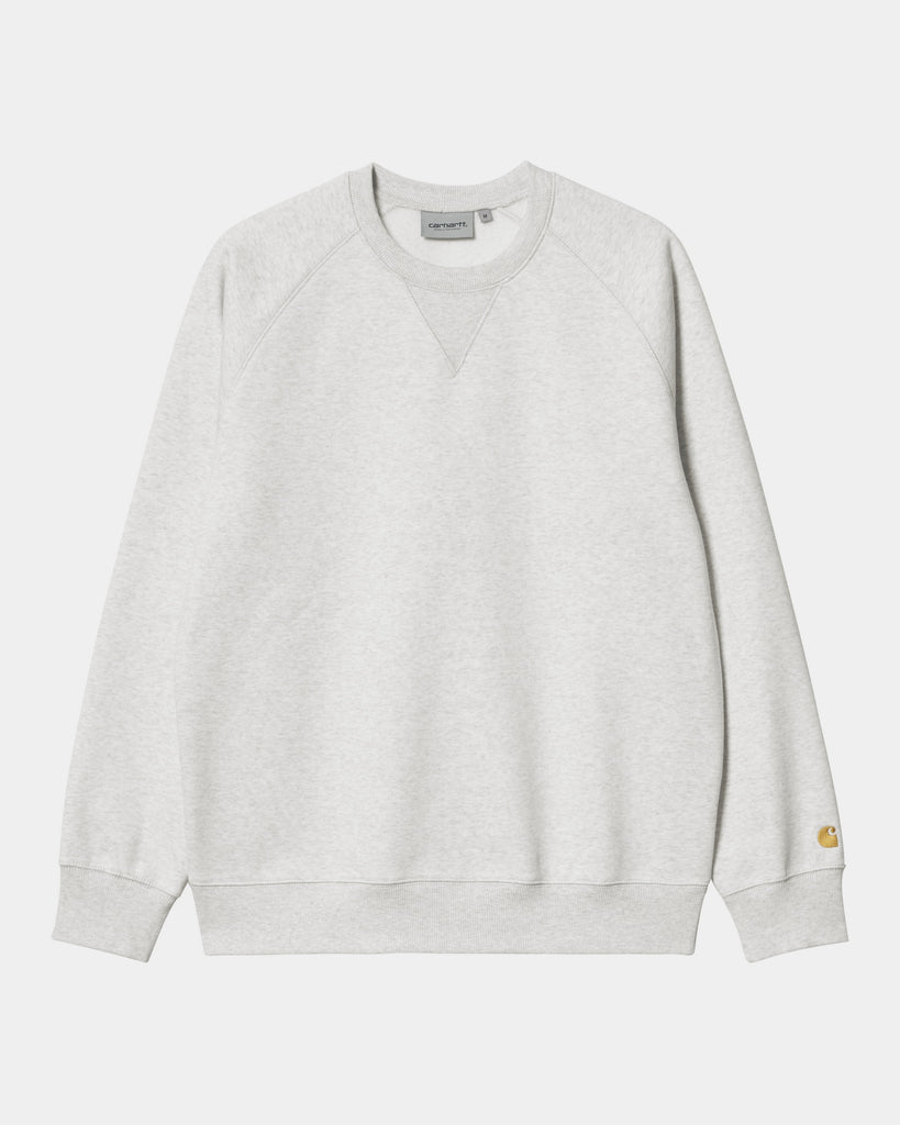 Carhartt WIP Chase Sweatshirt Ash Heather Page Chase