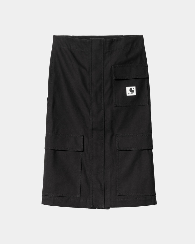 sacai x Carhartt WIP Women's Duck Skirt | Black – Page sacai x 