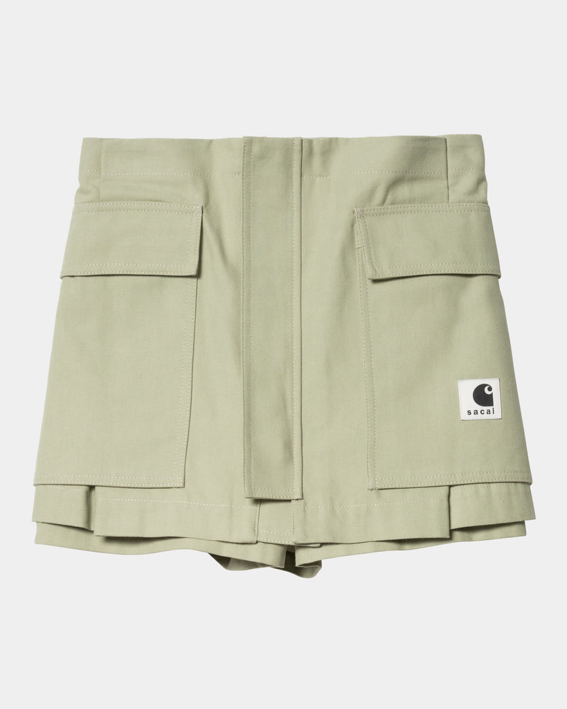 sacai x Carhartt WIP Women's Duck Shorts | Light Green