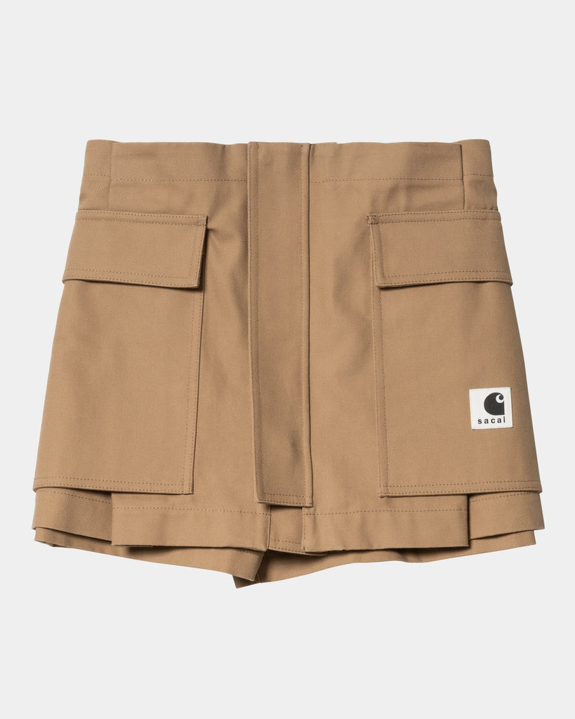 sacai x Carhartt WIP Women's Duck Shorts | Beige