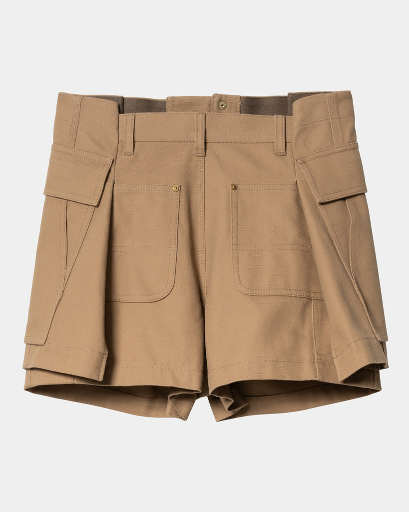 sacai x Carhartt WIP Women's Duck Shorts | Beige – Page sacai x