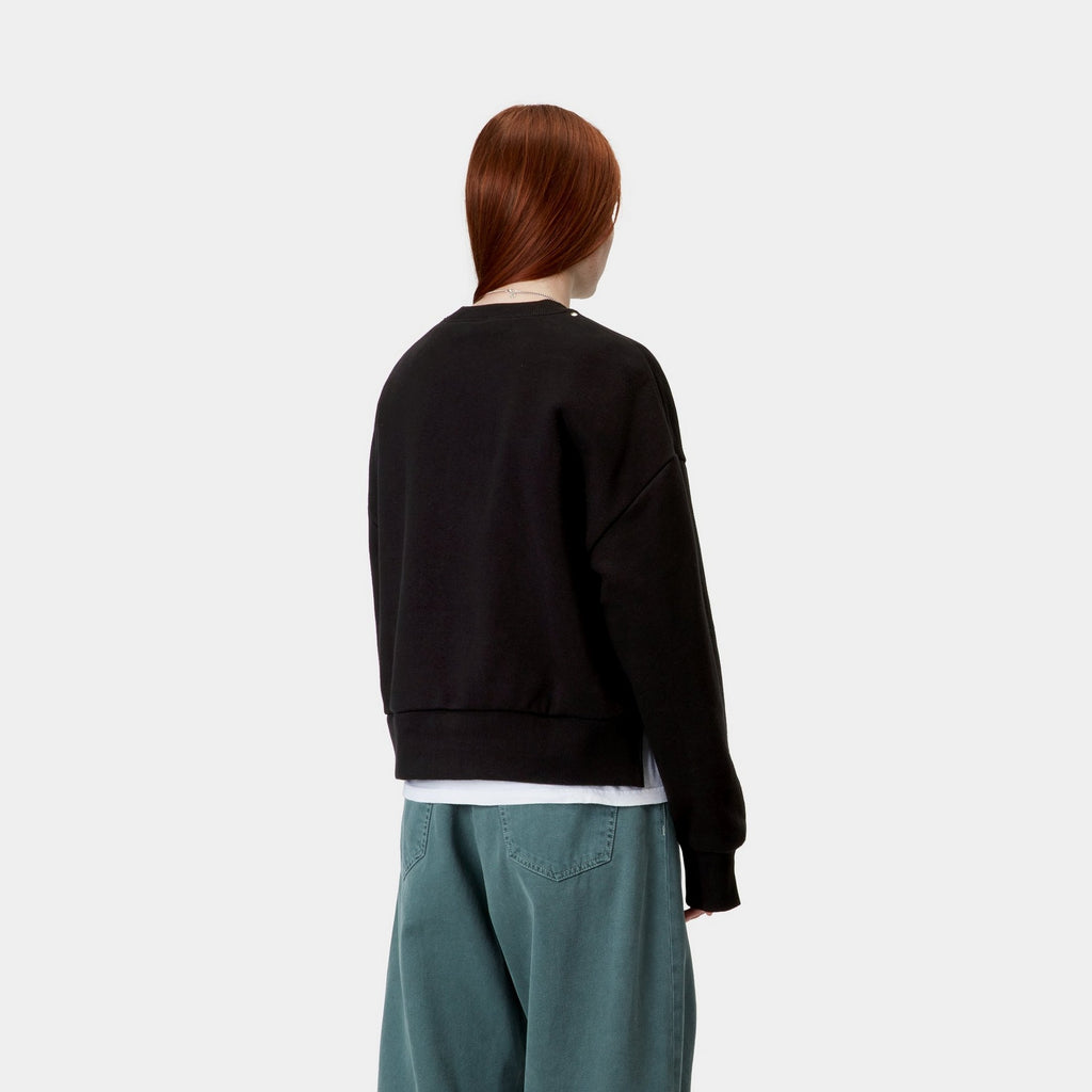 Carhartt WIP Women's Eldon Sweatshirt | Black – Page Women's Carhartt WIP Women's Eldon Sweatshirt | Black – Page Women's