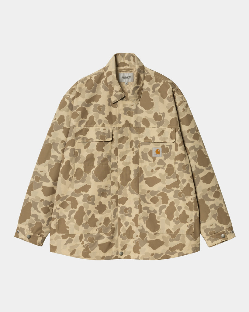 Palace x Carhartt WIP Michigan Coat Dollar Green Camo Men's