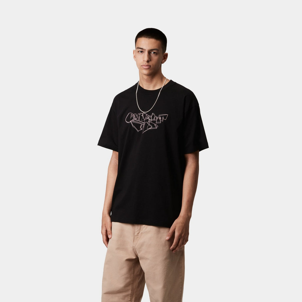 ★ドイツ発*carhartt WIP*新作*Screwed Up Script Tシャツ/BT★ Carhartt WIP Screwed Up Script T-Shirt | Black – Page