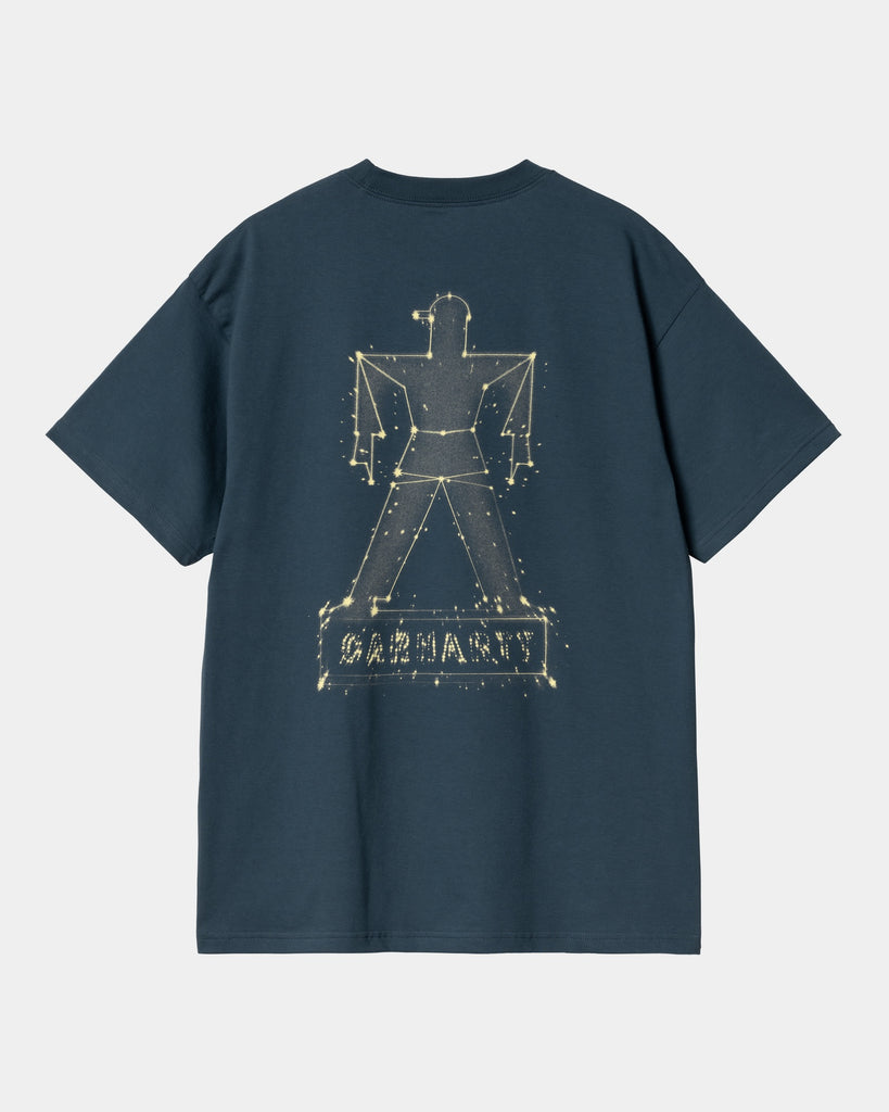 Carhartt WIP Stargazer T-Shirt | Dusky Blue / Yellow – Page