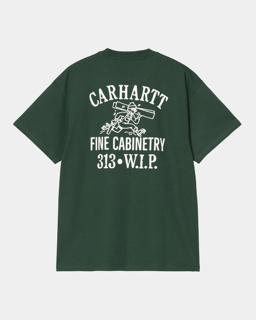 Carhartt WIP Cabinetry T-Shirt | Conifer / White – Page