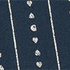 Carhartt WIP Drewe Short in Ink / Natural Heart C Pinstripe