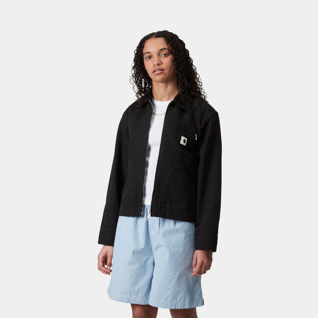 Carhartt WIP Women's OG Detroit Jacket | Black / Black Carhartt WIP Women's OG Detroit Jacket | Black / Black