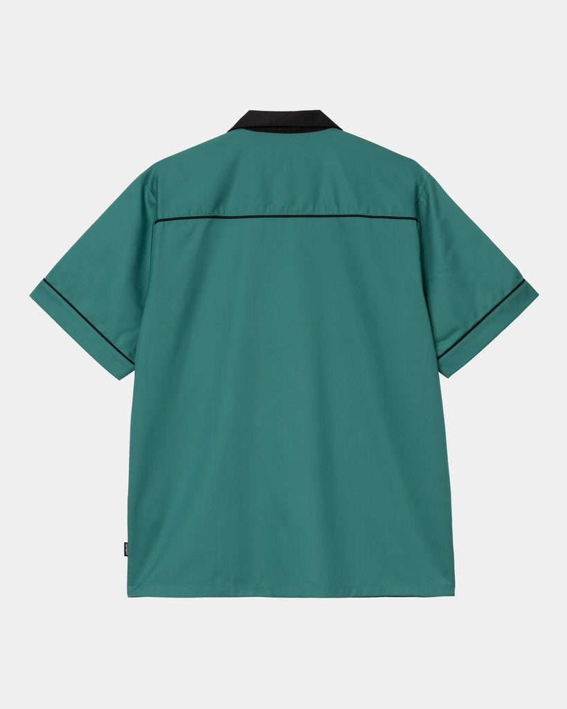 Carhartt WIP Short Sleeve Bowl Shirt | Saguaro / Black
