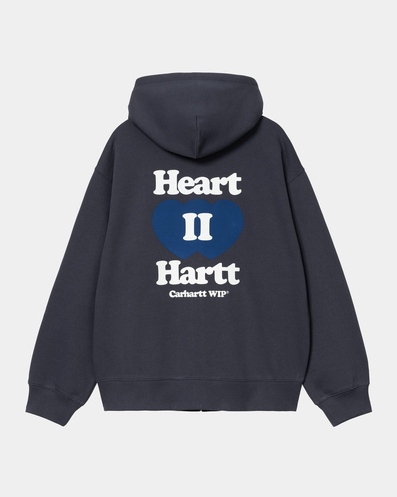 [CARHARTT]★韓国人気★HOODED HEART II HARTT SWEAT JACKET Carhartt WIP Hooded Heart II Hartt Sweat Jacket | Blue