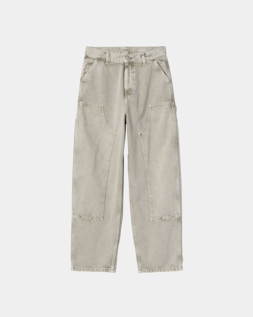 Carhartt WIP Double Knee Denim Pant in White| Homme Essentials