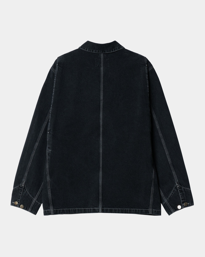 Carhartt WIP OG Chore Coat (Spring) | Black (heavy stone wash