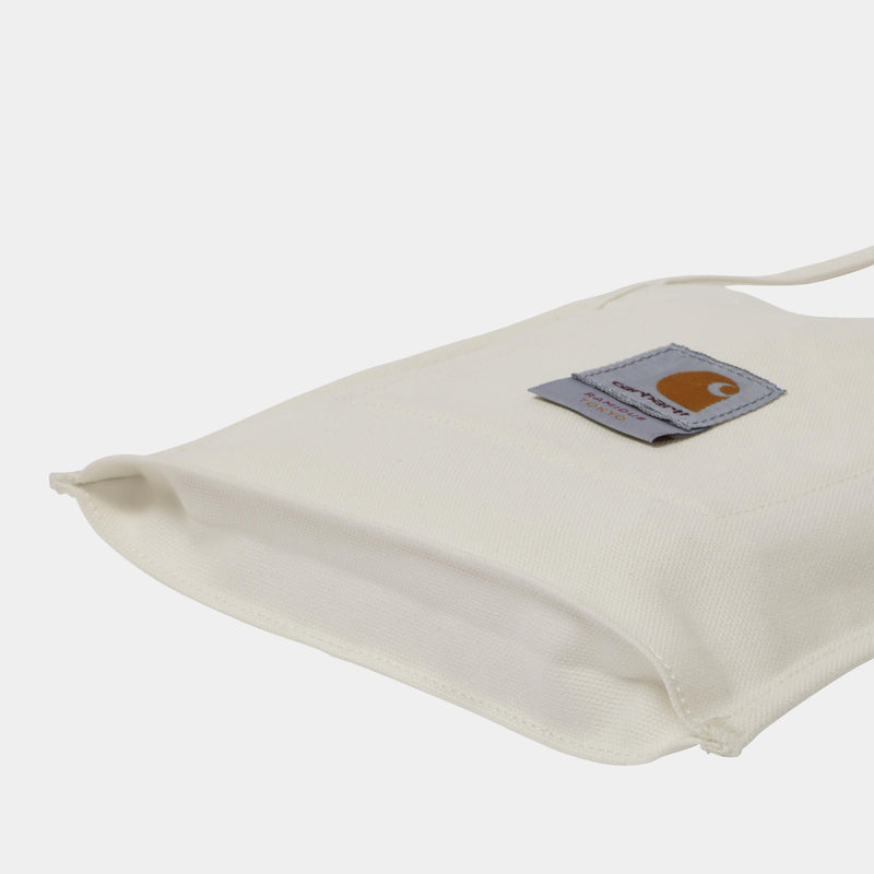 Carhartt WIP x RAMIDUS Wallet Pouch WIP White in Cotton - US