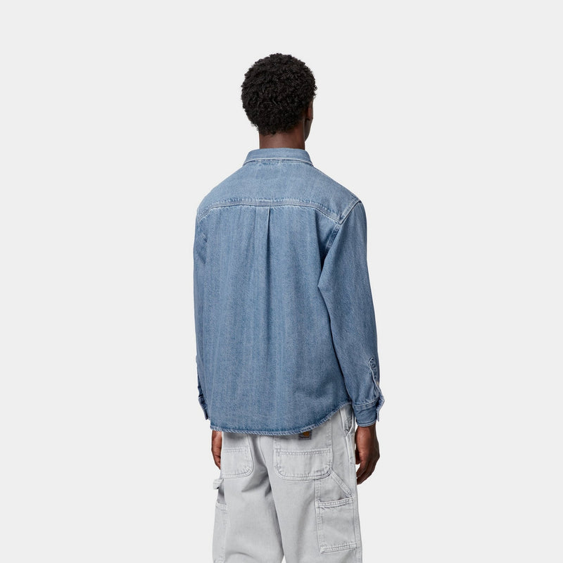 ★ドイツ発*carhartt WIP*新作*Toland 半袖シャツ/BLUE FOG★ Carhartt WIP Toland Shirt | Men & Women | SVD USA