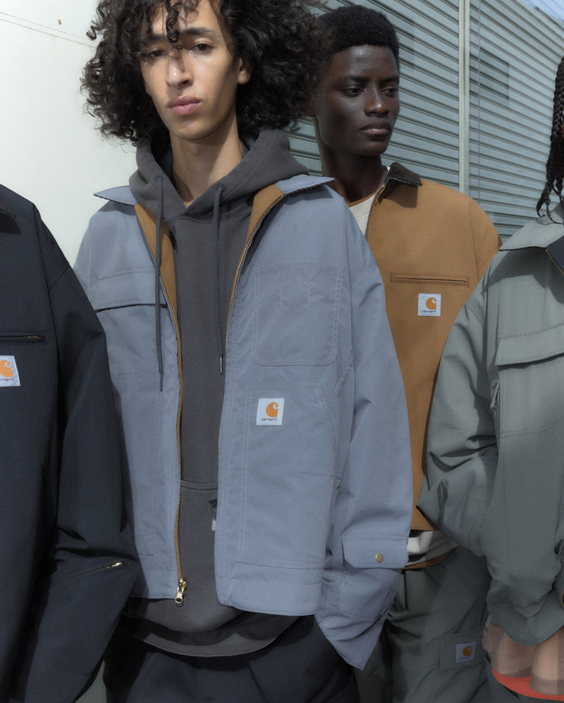 Group photo of models in Carhartt WIP x Invincible Collection