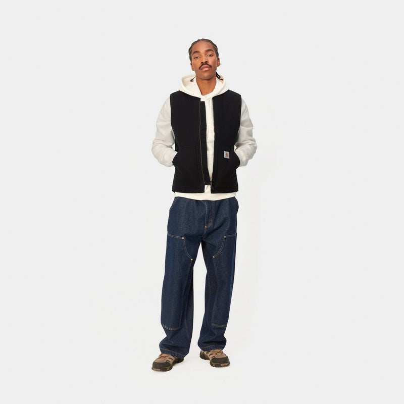 Carhartt WIP Vest (Winter) | Black (heavy stone wash) – Page Vest 