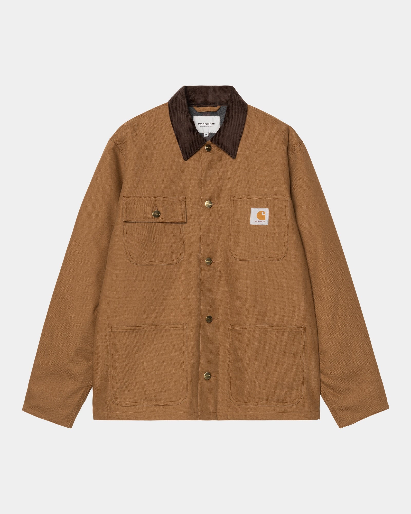 Carhartt WIP Michigan Coat (Spring) - Stone Canvas | Silver