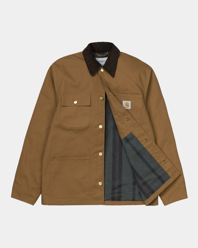 Carhartt WIP Michigan Chore Coat (Winter) | Hamilton Brown / Tobacco ...