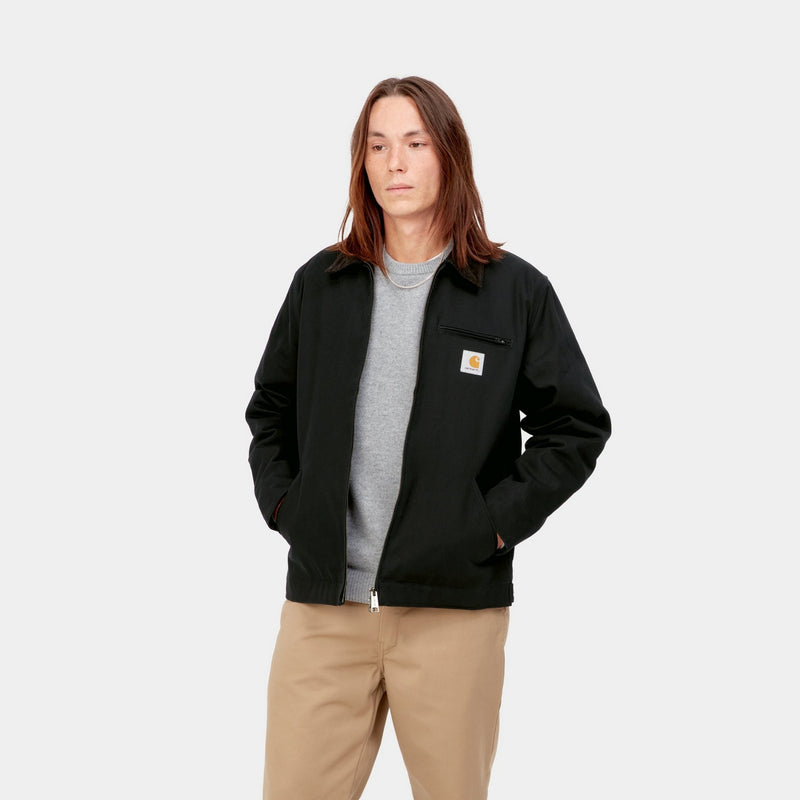 Carhartt WIP Detroit Jacket (Winter) in Black (rigid)