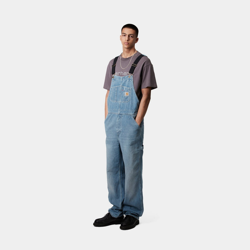 Carhartt WIP Bib Overall - Denim | Blue (light true washed) – Page 