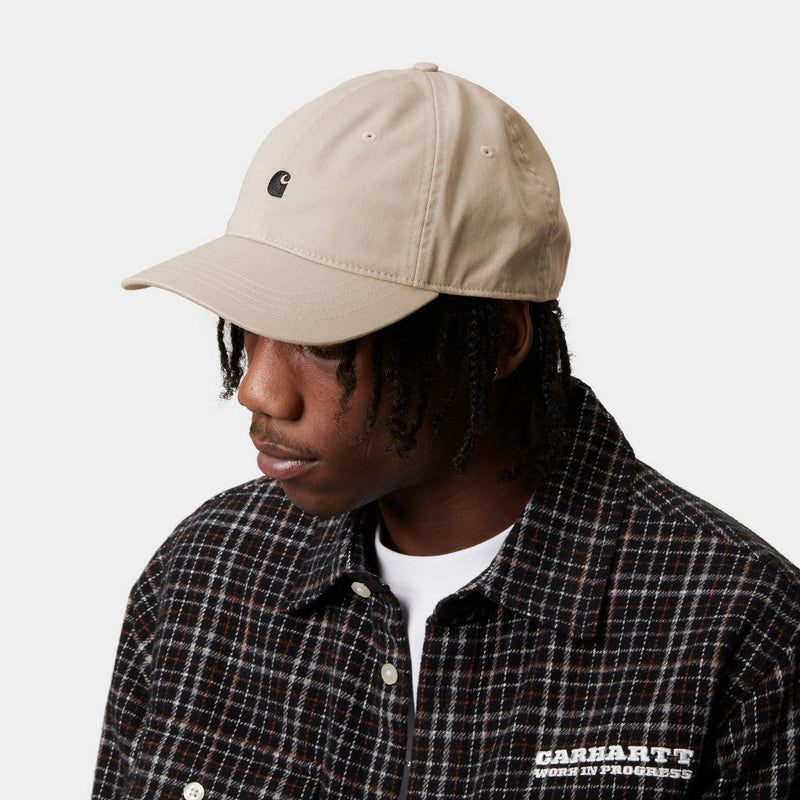 Carhartt WIP Madison Logo Cap Fleur De Sel Black Page Madison Logo Cap