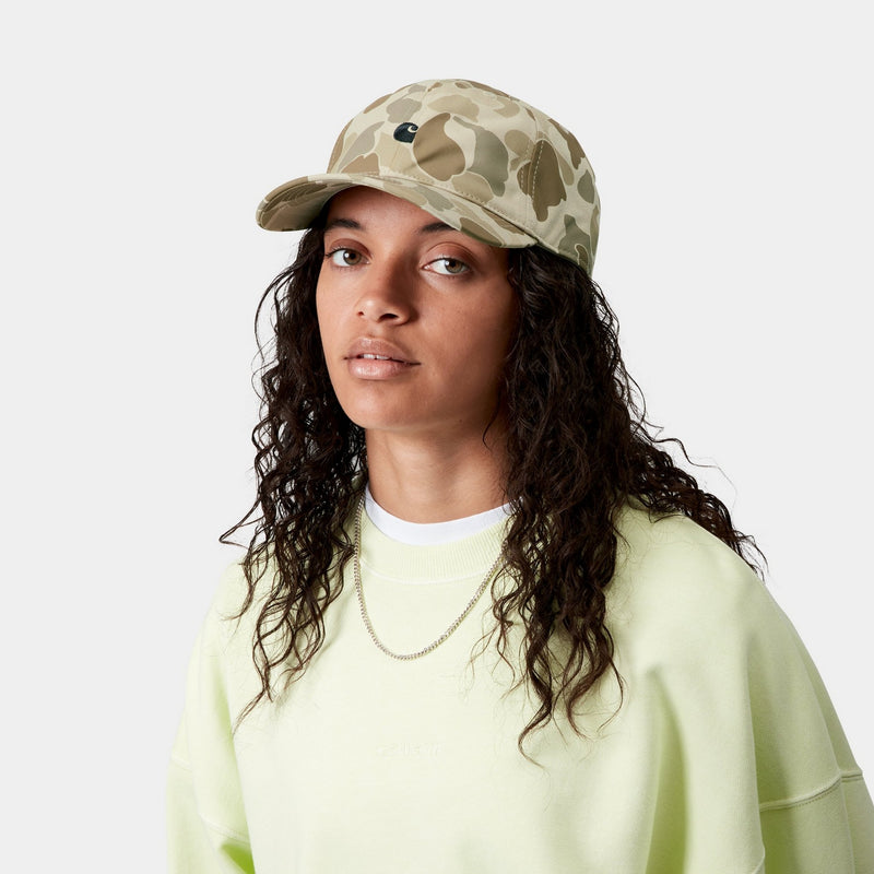 Carhartt WIP Madison Logo Cap | Desert / Black Duck Camo