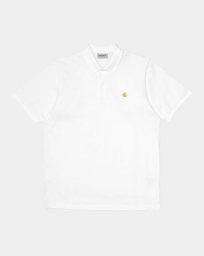 Carhartt WIP Chase Pique Polo | White – Page Chase Pique Polo