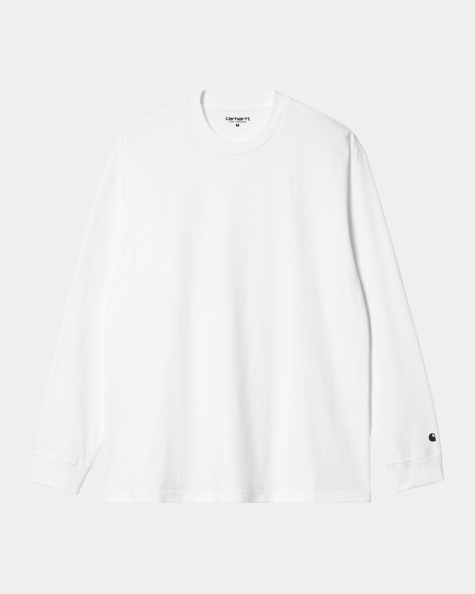 칼하트WIP Carhartt Base Long Sleeve T-Shirt,White