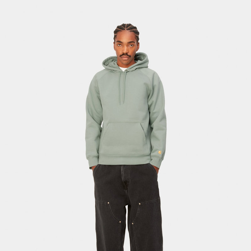 Carhartt WIP Hooded Chase Sweatshirt | Glassy Teal – Page Hooded