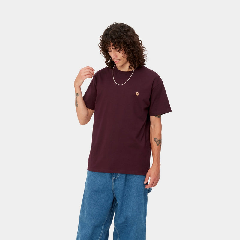 Carhartt WIP Chase T Shirt   Amarone – Page Chase T Shirt