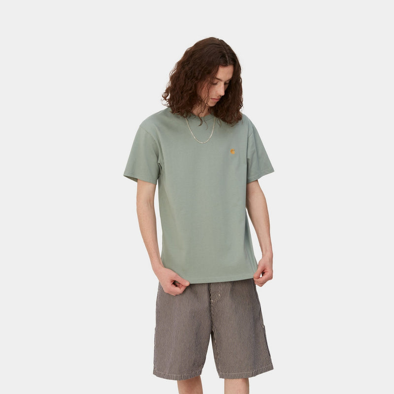 Carhartt WIP Chase T-Shirt | Glassy Teal – Page Chase T-Shirt