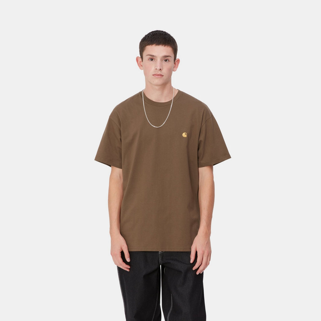 Carhartt WIP Chase T-Shirt | Chocolate – Page Chase T-Shirt