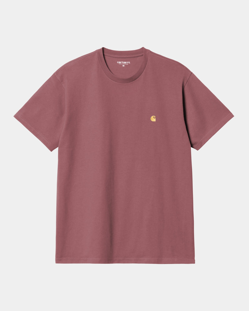 Carhartt WIP Chase T-Shirt | Dusty Fuchsia – Page Chase T-Shirt